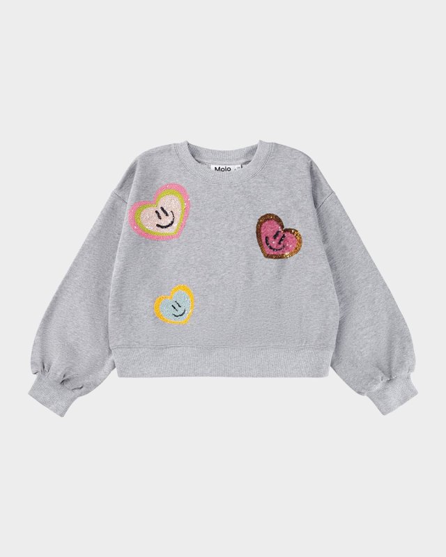 Girl's Miki Sweatshirt, Size Newborn-16